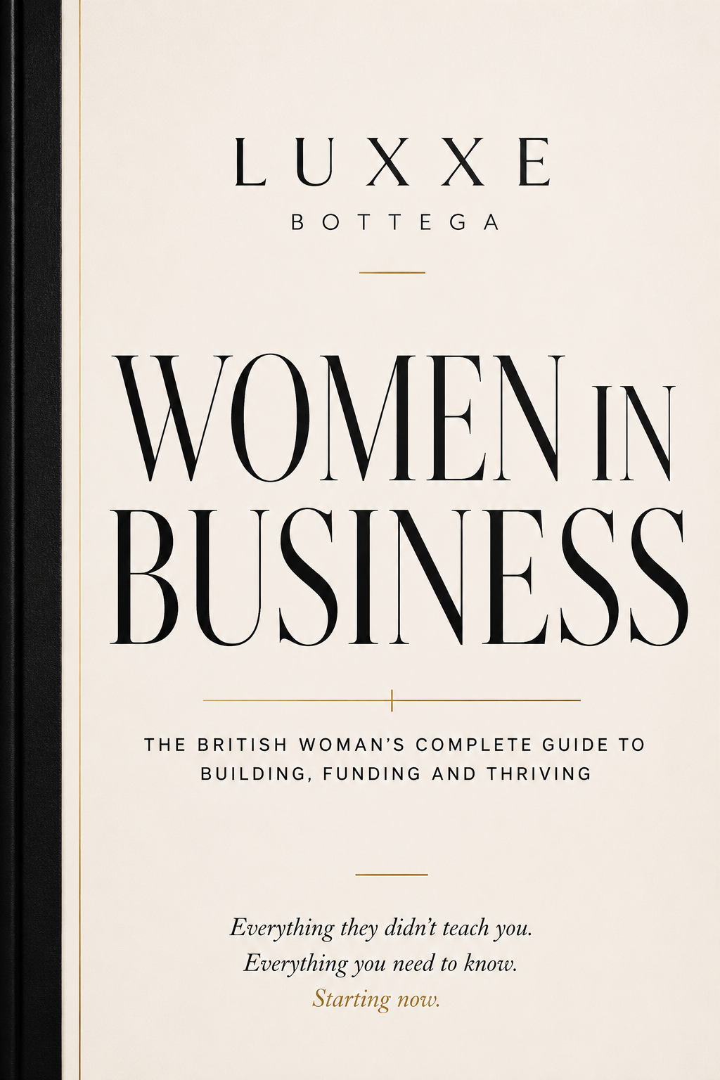 LUXXE BOTTEGA - WOMEN IN BUSINESS (E-BOOK) - UK Edition